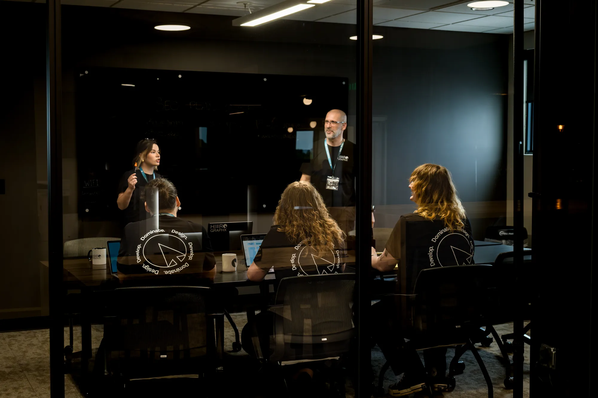 The Hiero team in a meeting